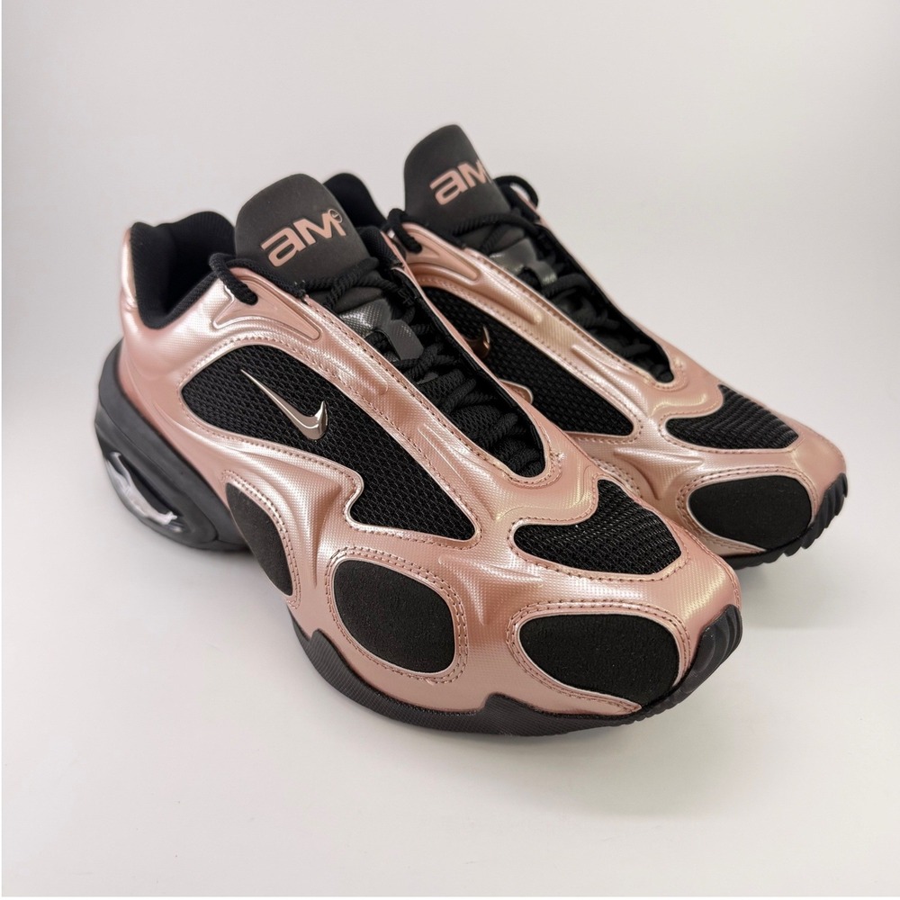 Nike Air Max Muse Black Rose Gold Metallic Sneakers 9.5 IQ9604-010 Streetwear